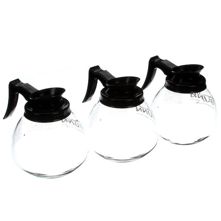 Bunn Glass-Blk 12C 3/Cs Decanter 42400.0103